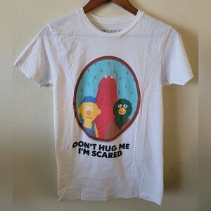 Don't Hug Me I'm Scared White T-Shirt